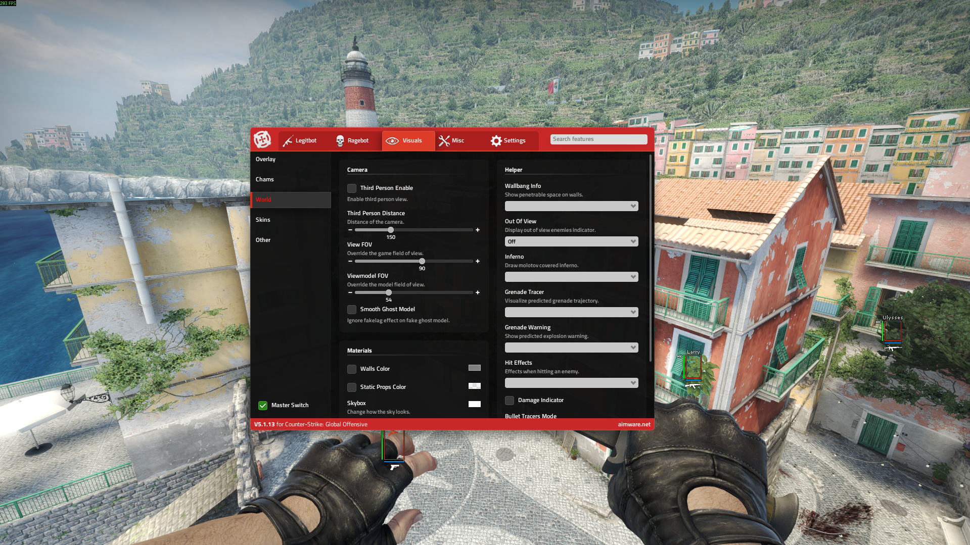 Aimware - Free Rage, Legit & Movement HvH CSGO cheat screenshot
